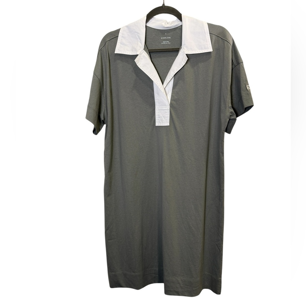 Everlane Women’s Organic Cotton Sporty Rugby Style Mini Dress sz M